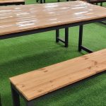 میز و نیمکت ناهارخوری